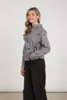 NUKUS Blouse NKF02139 Bruin 2