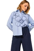 Caroline Biss Blouse 1680 Blauw 1