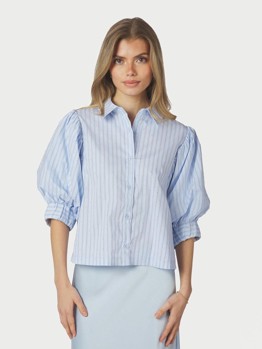 Neo Noir Blouse Etta Blauw 1