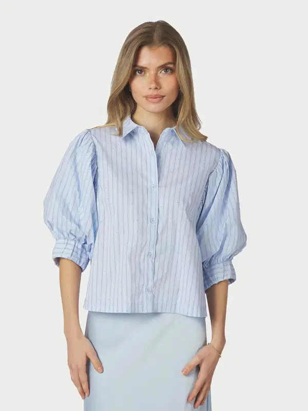Neo Noir Blouse Etta Blauw 1