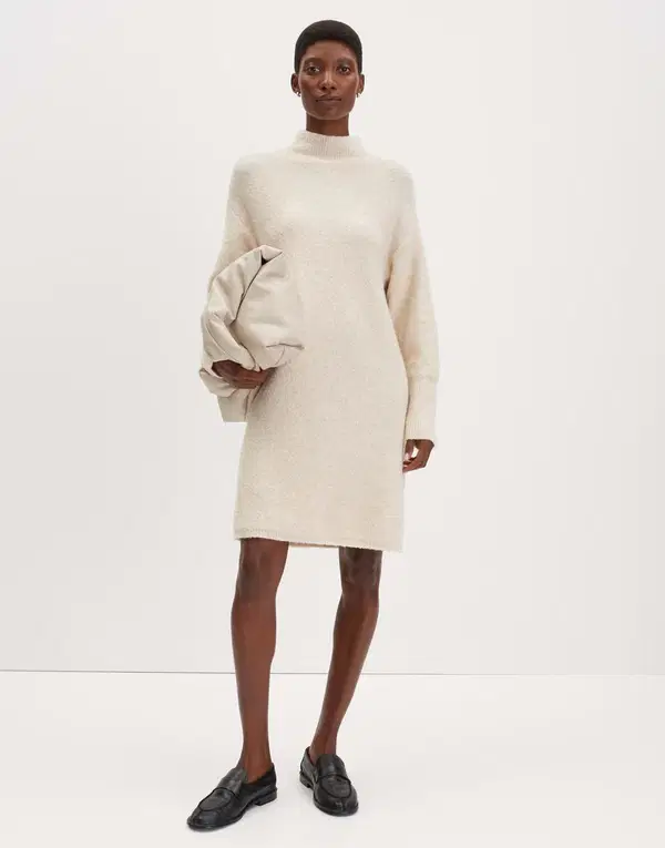 SOMEDAY Jurk Qurly Beige 1