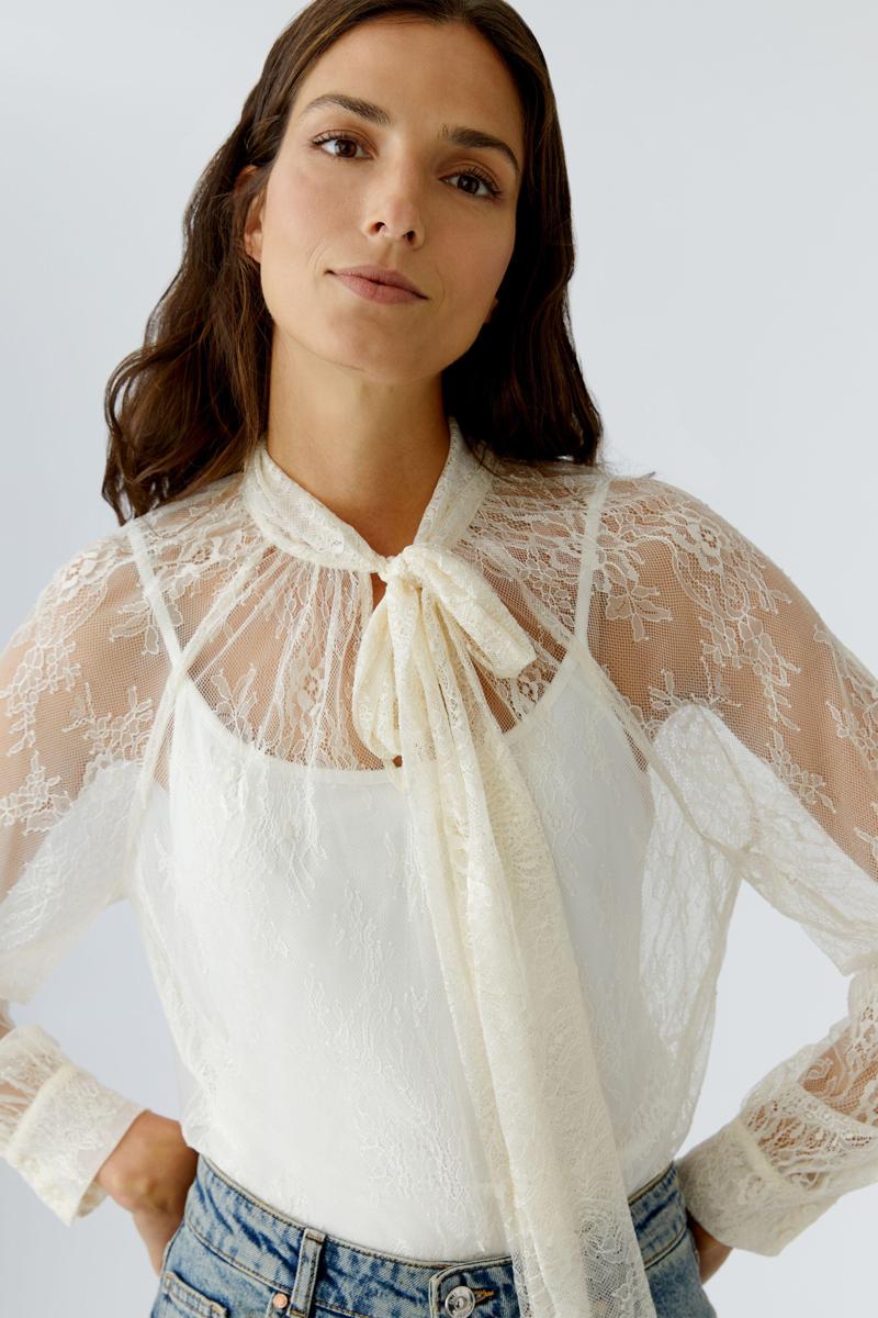 Oui Blouse 0095006 Off-White 6