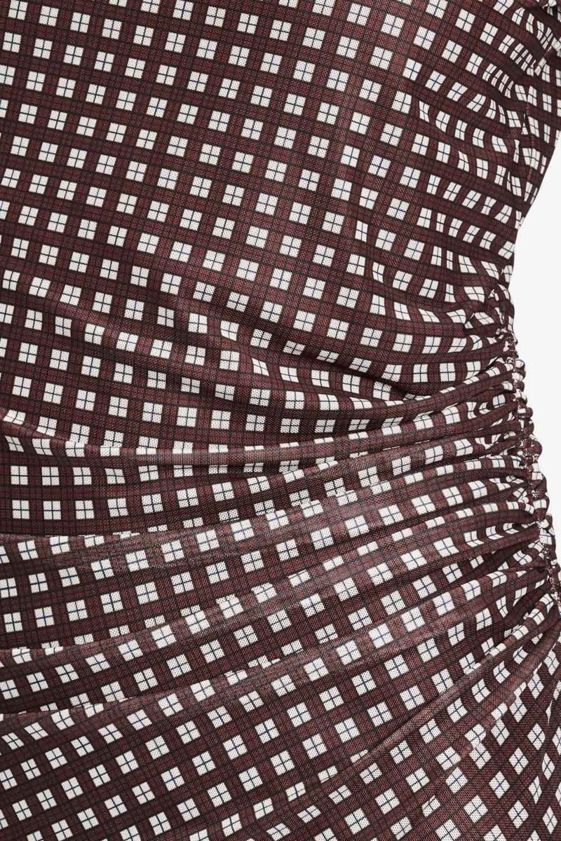 POM Amsterdam Jurk SP9740 Bruin 6