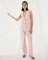 Msch Copenhagen Pantalon Franciska Roze 1