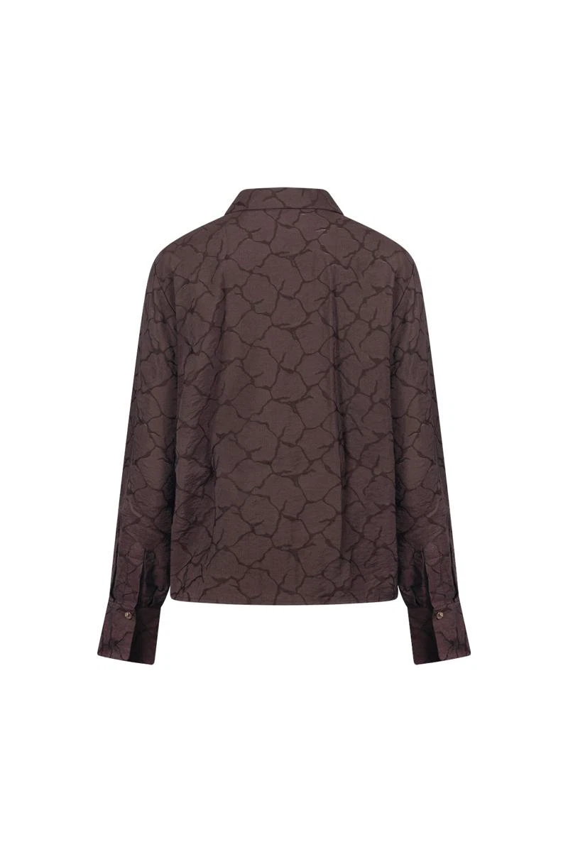 NUKUS Blouse NKF02123 Bruin 6