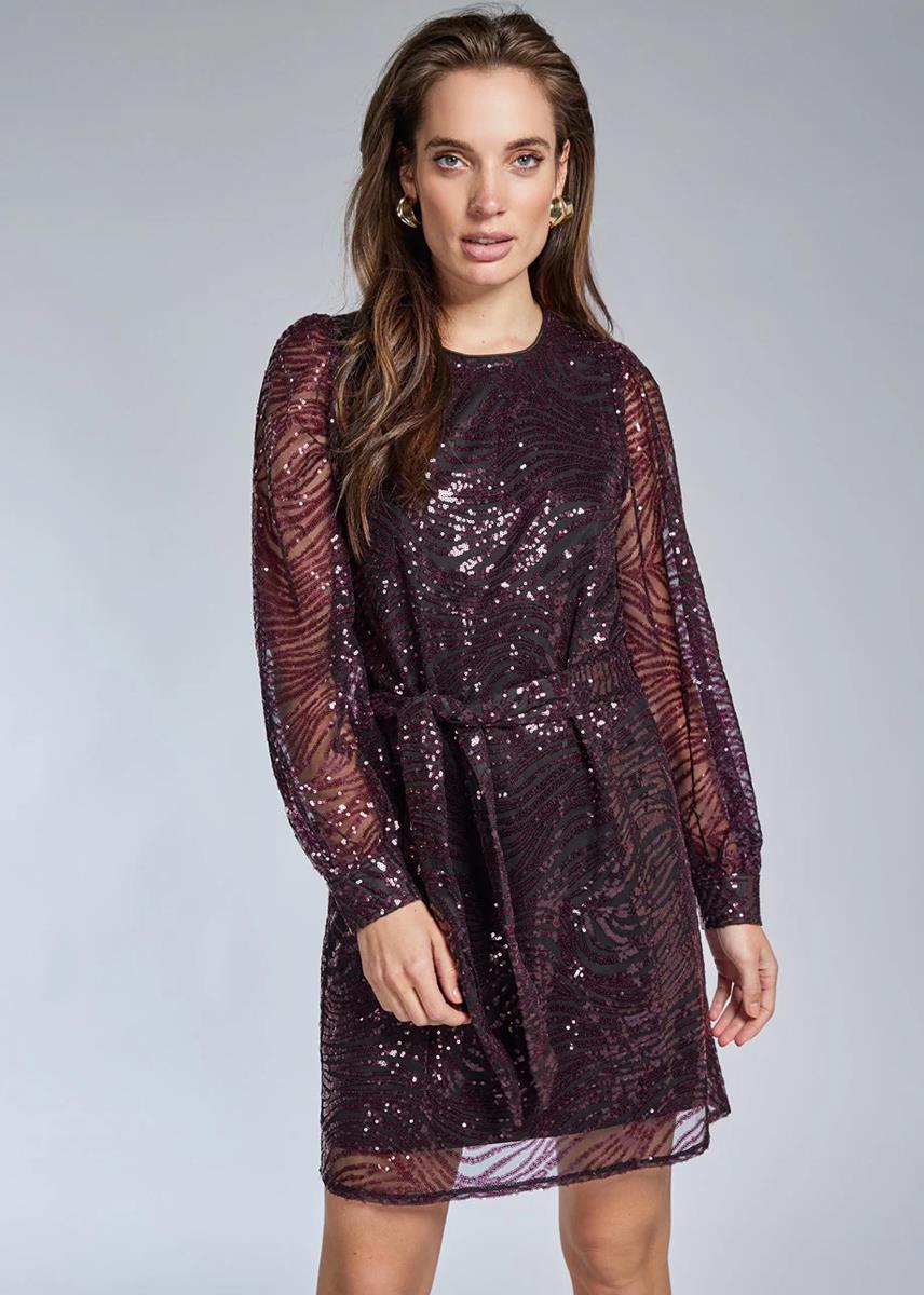 Freebird Jurk Dimphey F-Jer-Seq Rood 1