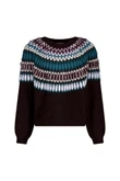 Studio Anneloes Trui Femmy fairisle pu Paars 1