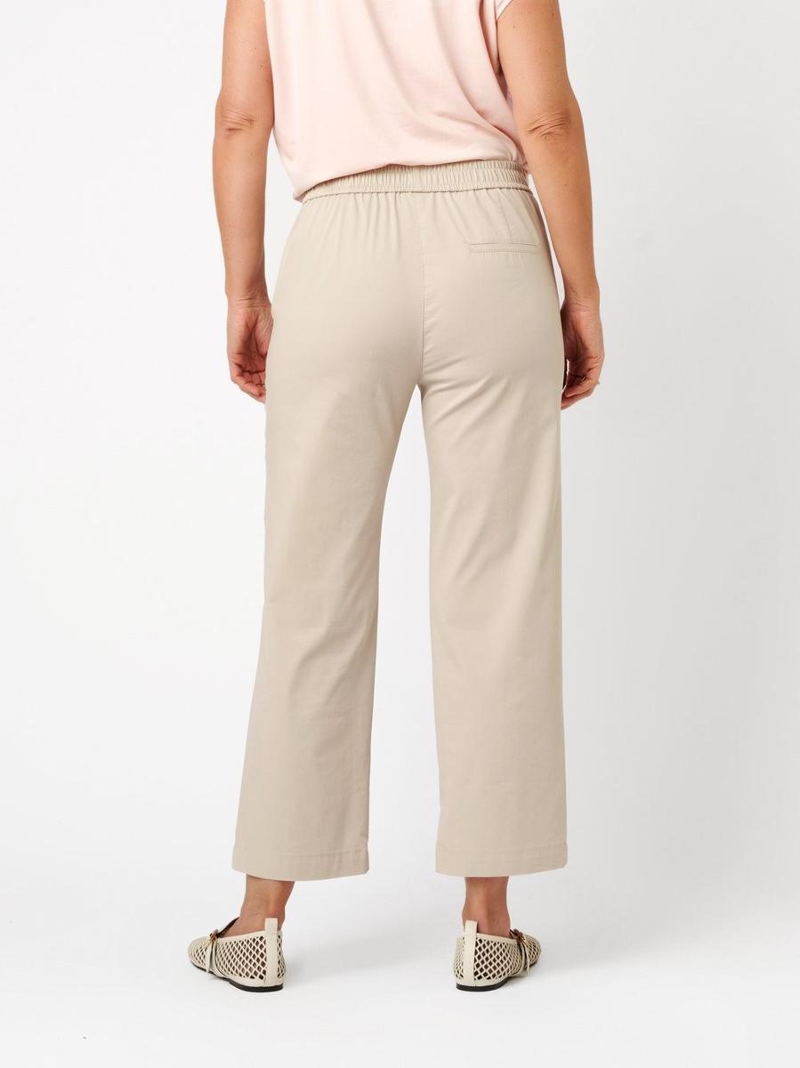 TONI Pantalon Scarlet Wide Leg 6/8 21-18/2243-31 Beige 3
