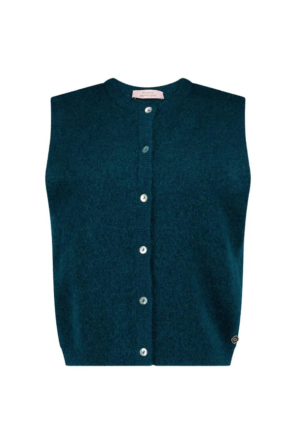 Studio Anneloes Vest Bibi sls cardigan Groen 1
