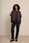 Studio Anneloes Blazer Marcella stripe j Bruin 3