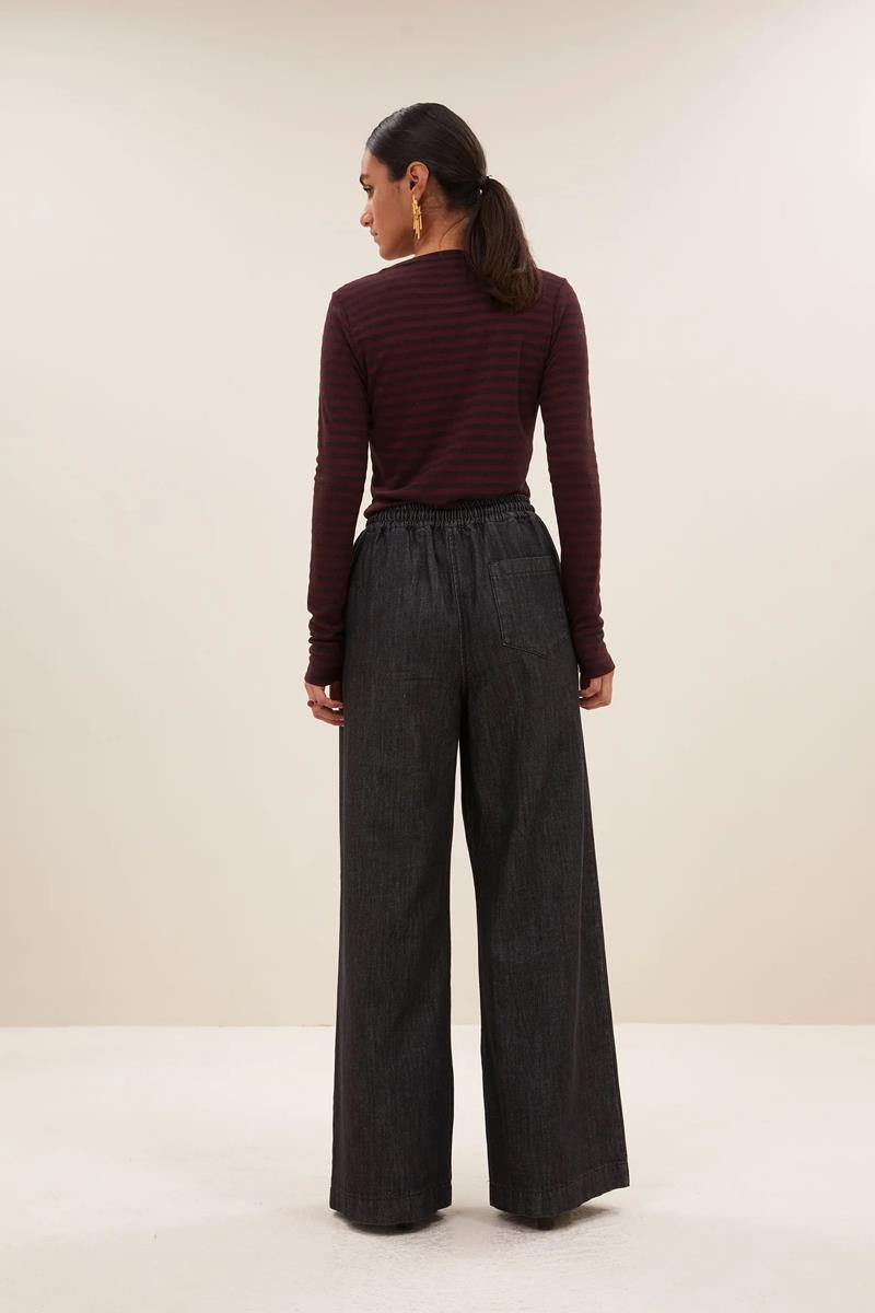 By-Bar T-Shirt Basic ls melange  Rood 3
