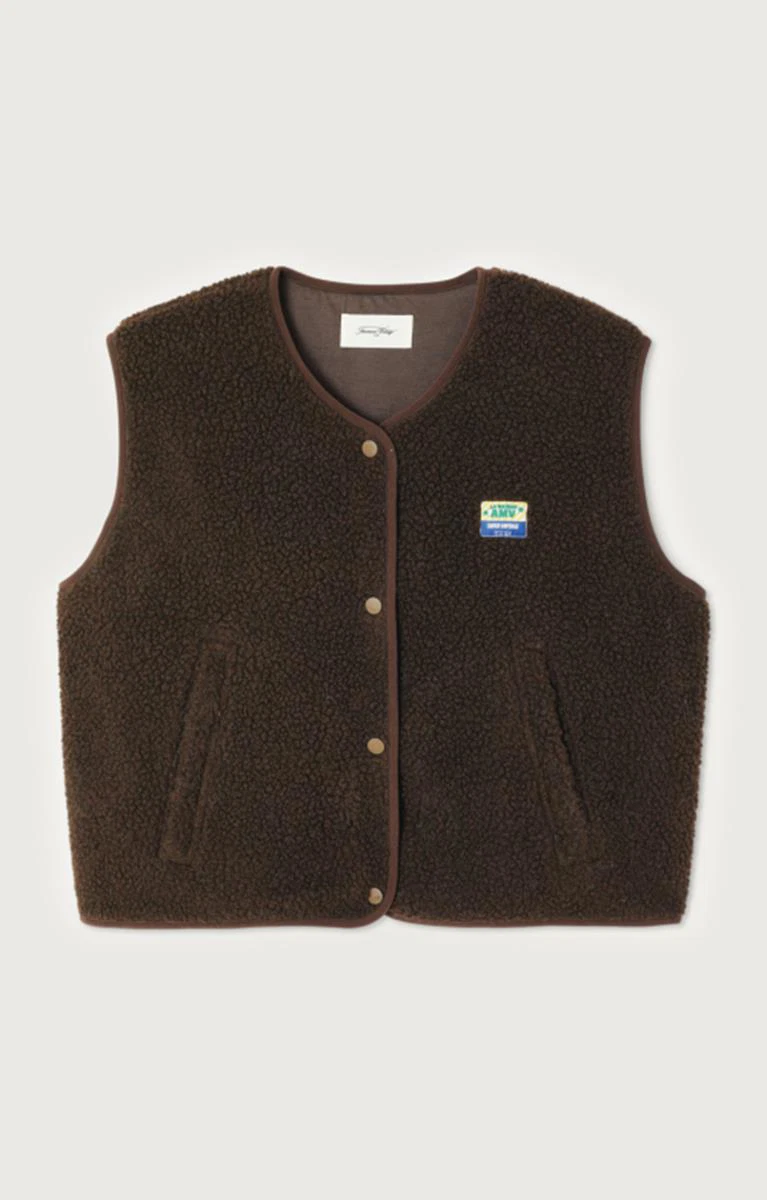 American Vintage Gilet Hoktown Bruin 1
