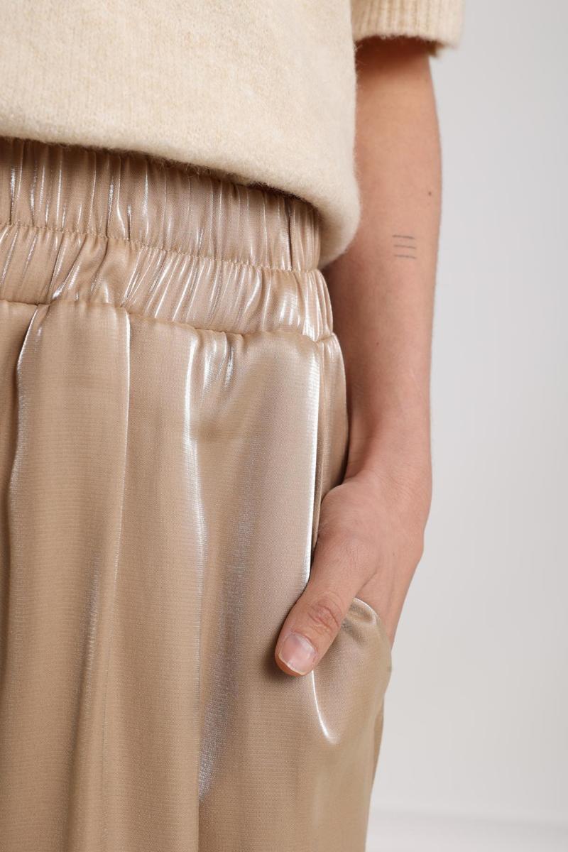 NUKUS Pantalon Doorty Beige 4