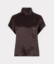 EsQualo Blouse F26.05545 Bruin 1