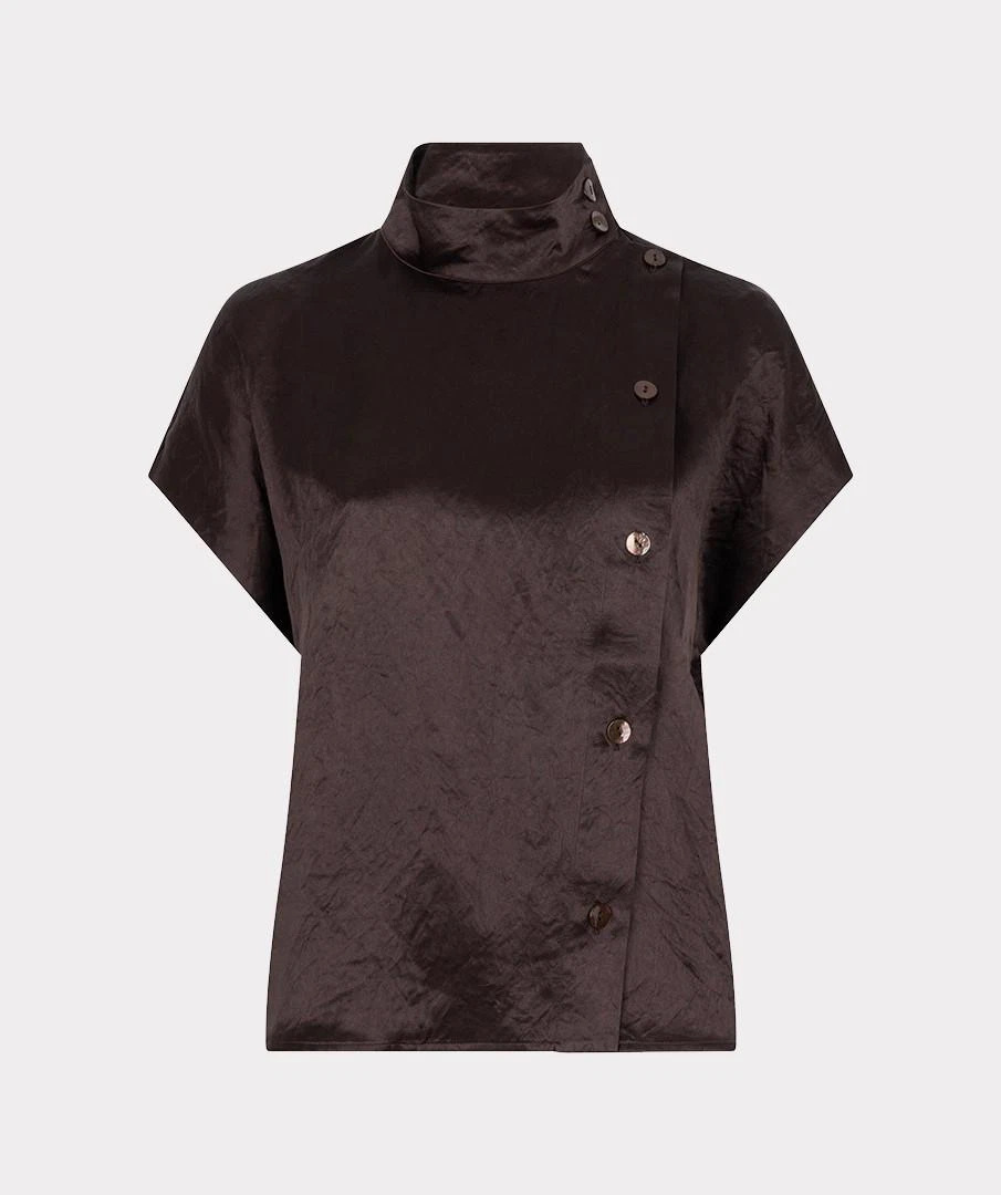 EsQualo Blouse F26.05545 Bruin 1