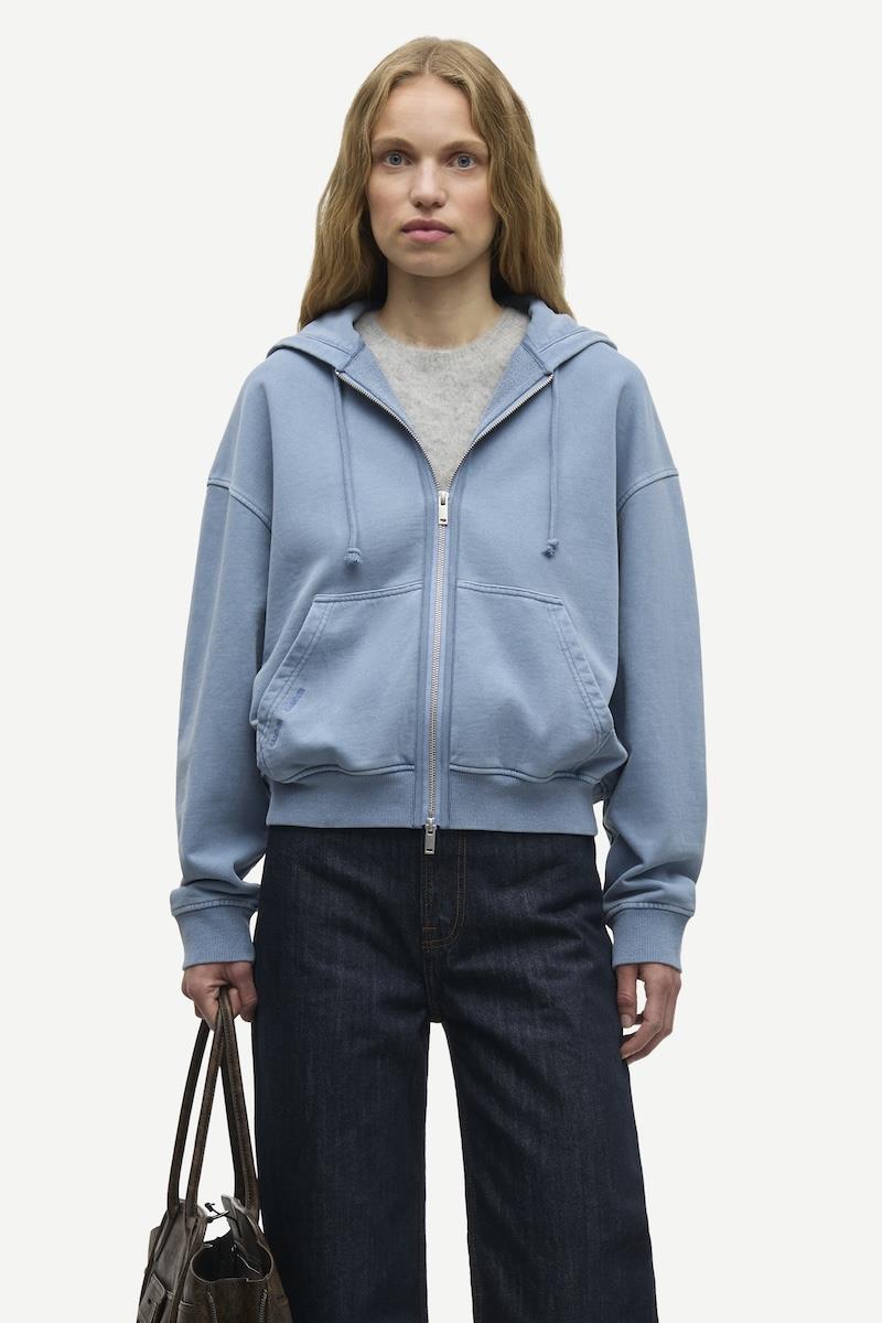 Samsøe Samsøe Vest Sava Blauw 1