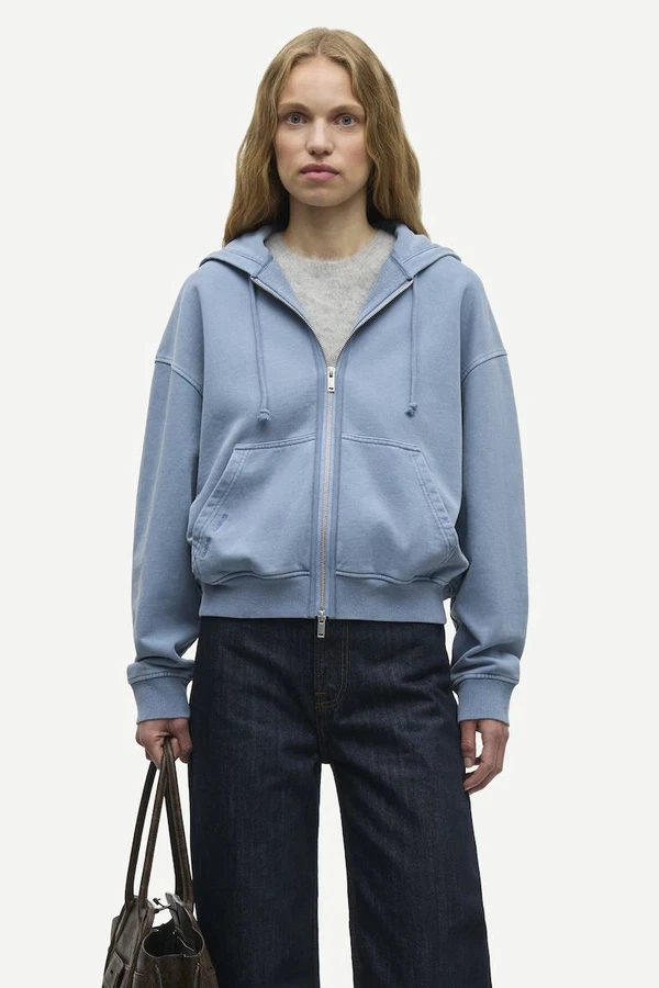 Samsøe Samsøe Vest Sava Blauw 1