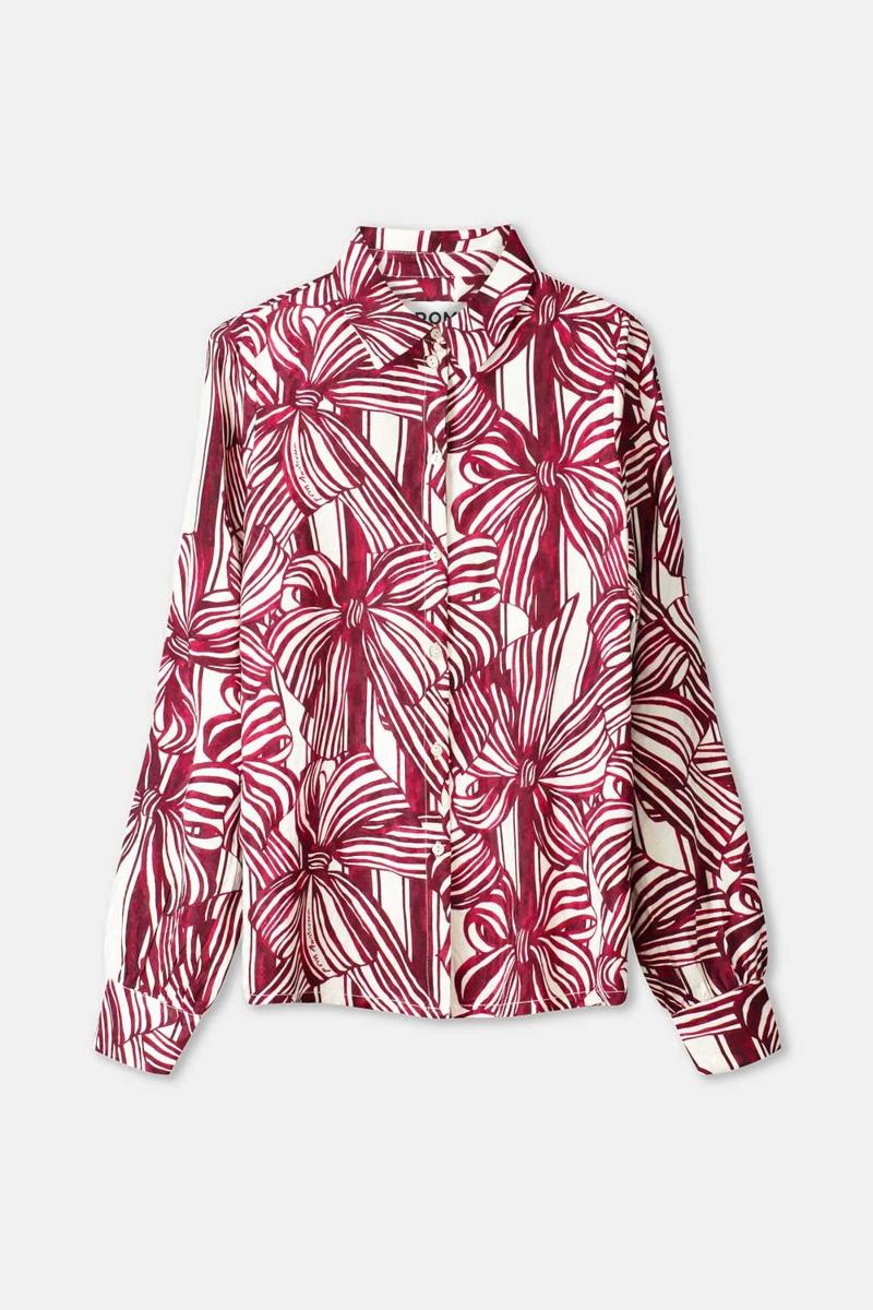 POM Amsterdam Blouse SP9734 Rood 2