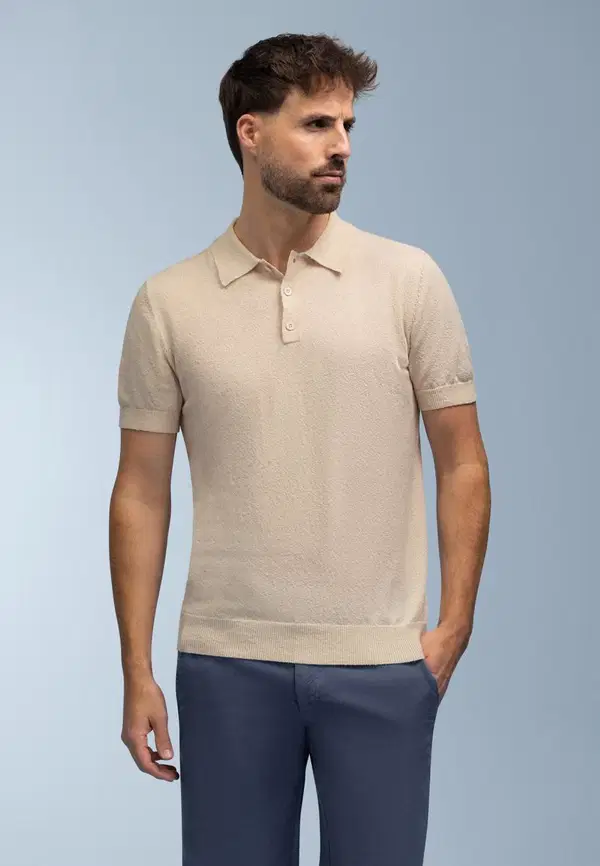 BlueFields Polo 47136058 Grijs 1