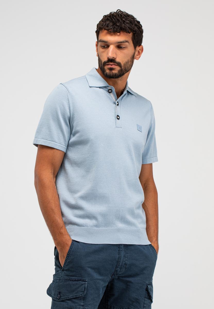 Butcher of Blue Polo M2616018 Blauw 4