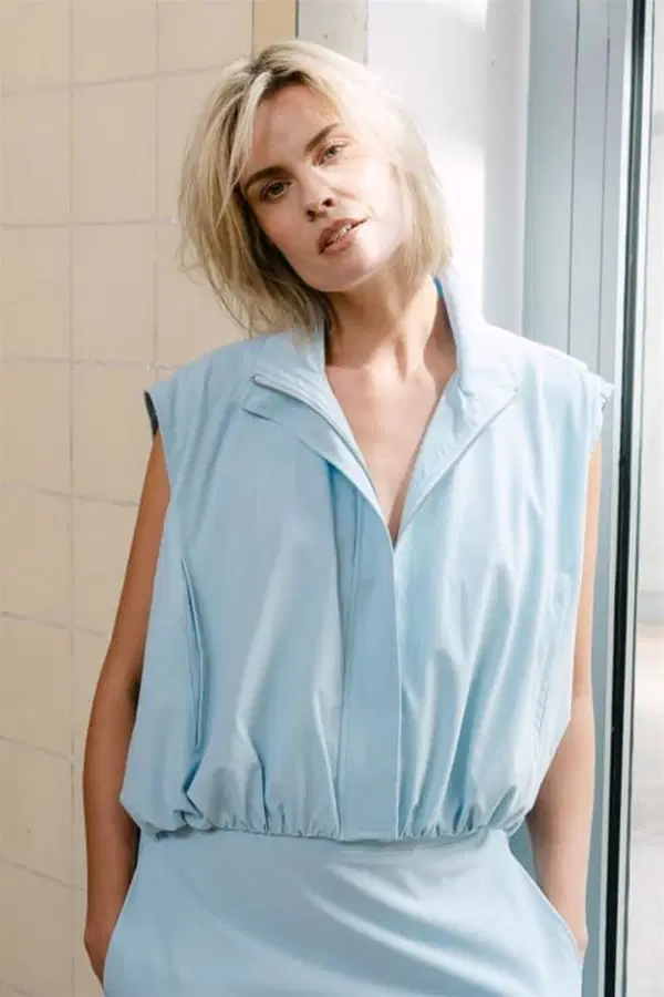 Aimée the Label Gilet Lowen Blauw 1