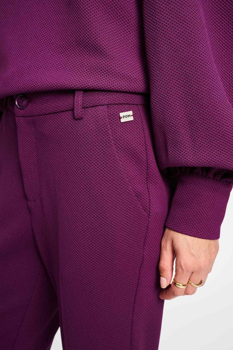 POM Amsterdam Pantalon Lara Plum Paars 5