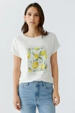 Oui T-Shirt 0097200 Off-White 1