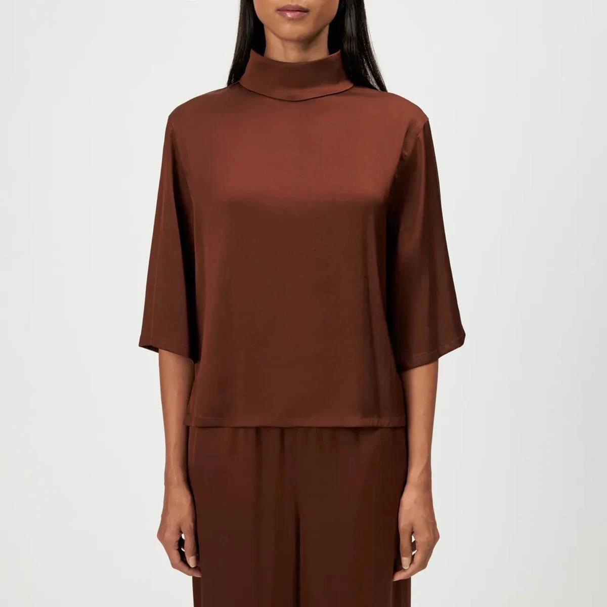 Drykorn T-Shirt Aletia-130065 Bruin 1