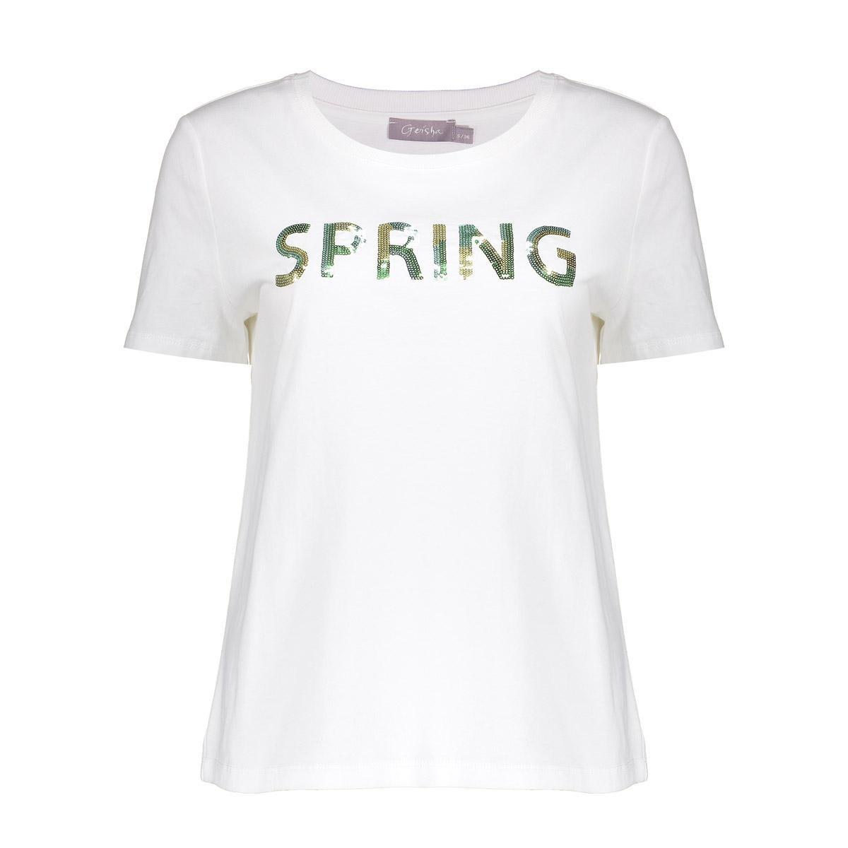 Geisha T-Shirt 62376-41 Off-White 4
