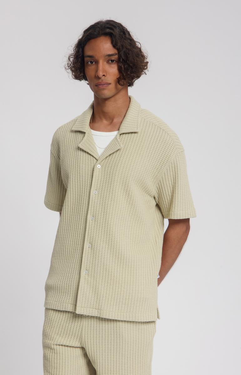 Law of the Sea Overhemd Flowen Structured Resort Beige 1