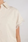 NUKUS Blouse Daniel Beige 5