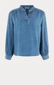 Anna Blouse 32a05-03664A Blauw 2
