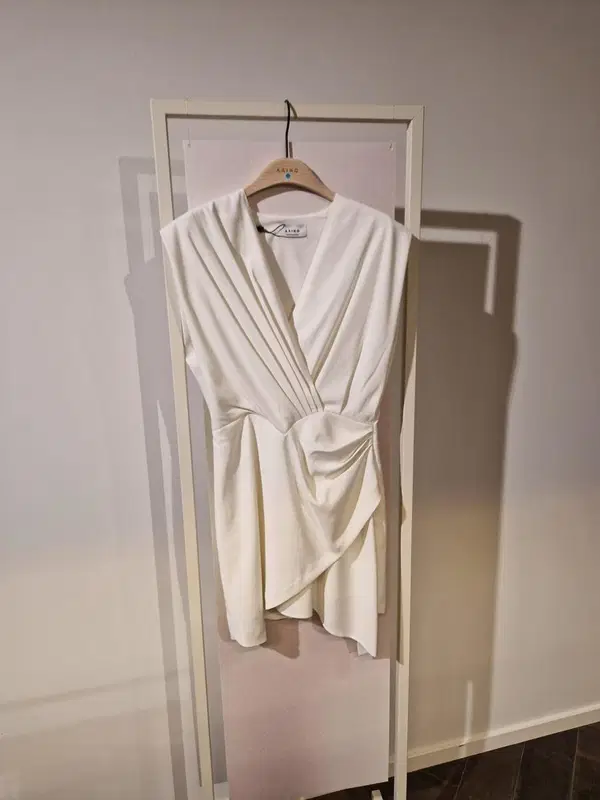 Aaiko Jurk LENY TENCEL TEN 5 Off-White 1