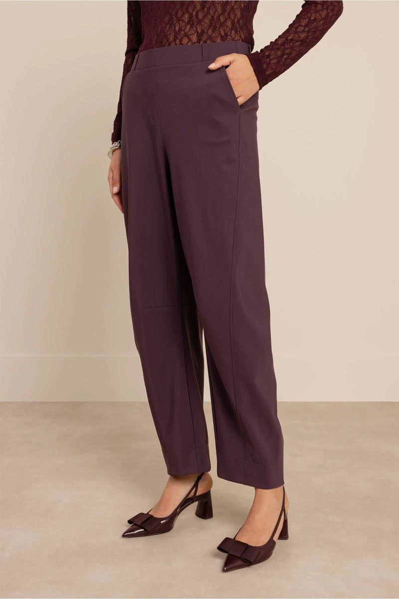 Studio Anneloes Pantalon Marlis bonded bar Paars 4