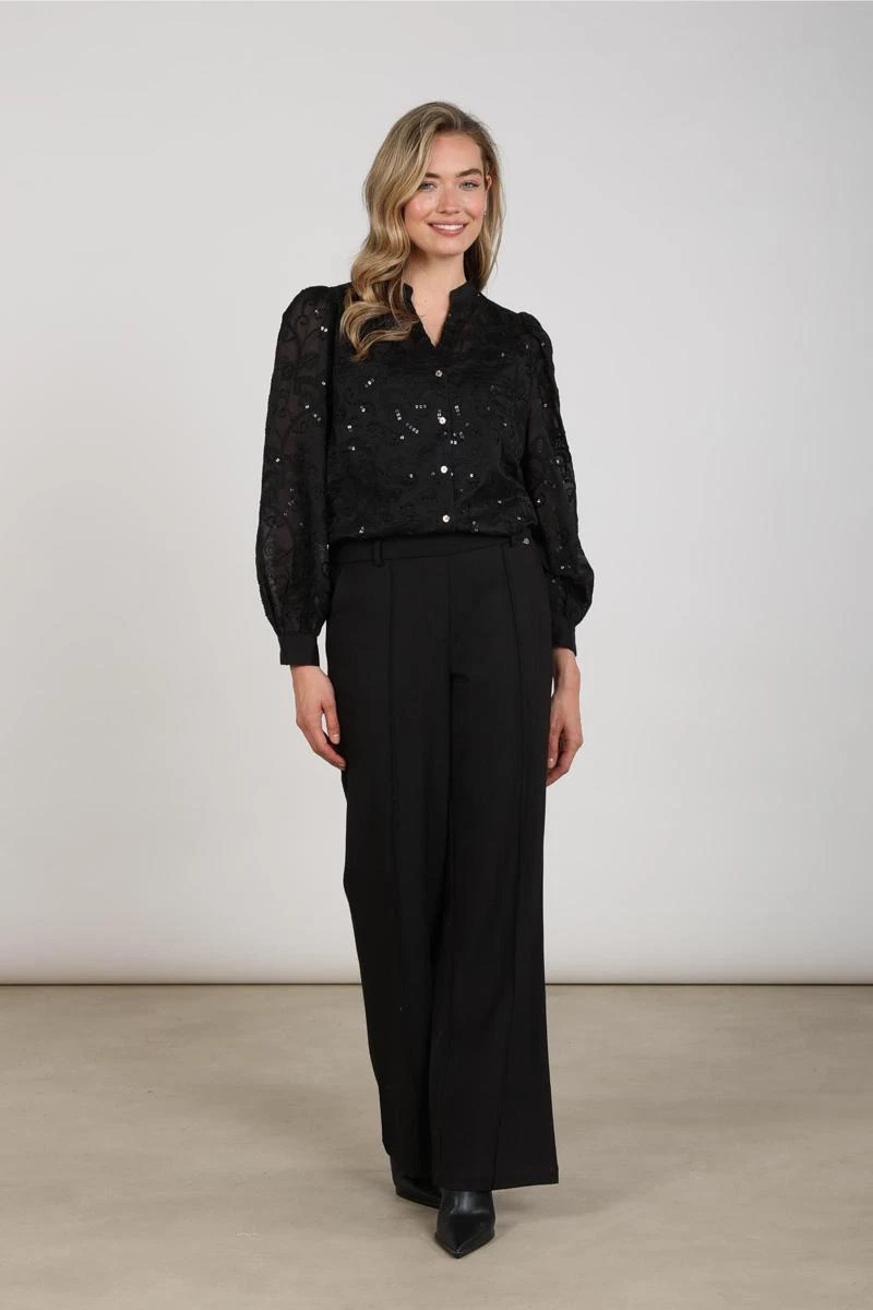 NUKUS Blouse NKF02259 Zwart 4