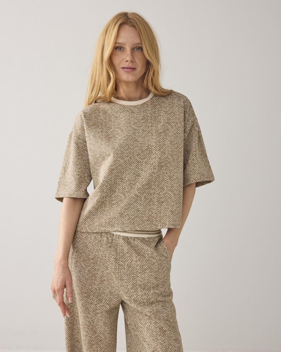 Summum T-Shirt 3s5246-30750 Beige 1