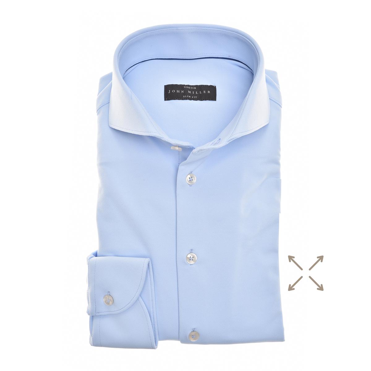 John Miller Overhemd 5346516 Blauw 2