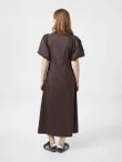 Neo Noir Jurk Illana Bruin 3