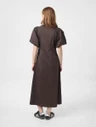 Neo Noir Jurk Illana Bruin 3