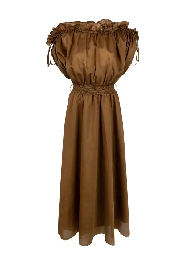 Aaiko Jurk LILY LYO 503 Bruin 1