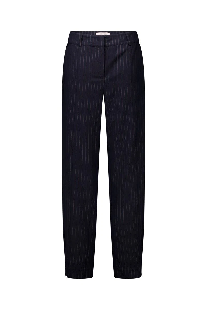 Studio Anneloes Pantalon Jana gold stripe Blauw 1