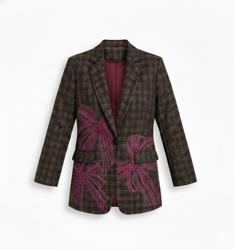 POM Amsterdam Blazer SP9726 Bruin 1
