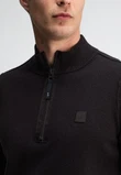 Butcher of Blue Trui Clifden Halfzip Bruin 5