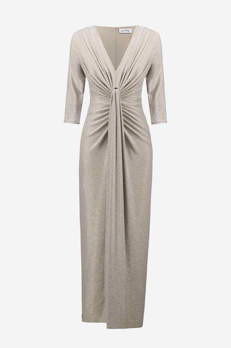 Joseph Ribkoff Jurk 261743 Goud 1