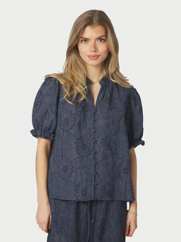 Neo Noir Blouse Zika Blauw 1
