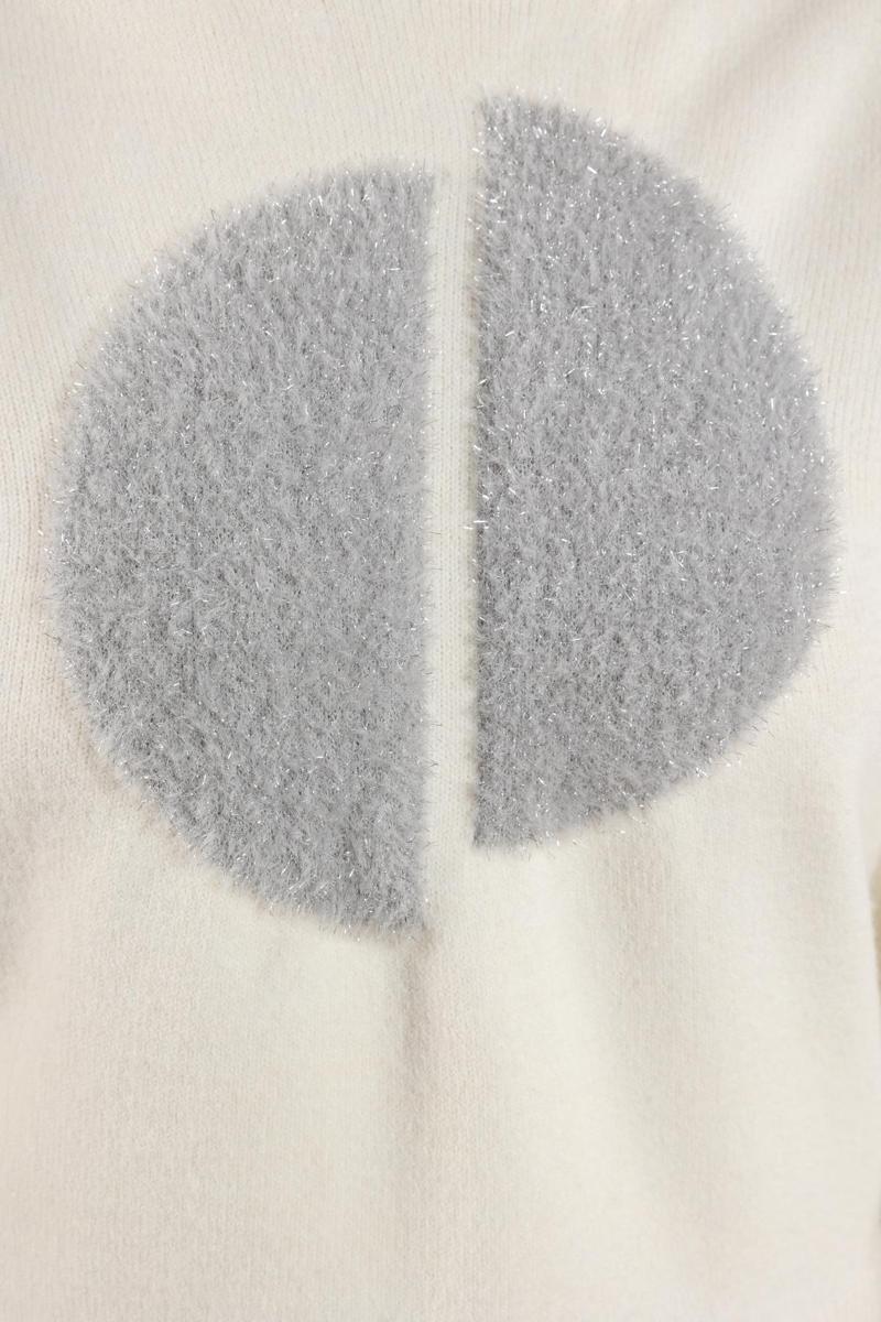 NUKUS Trui Intarsia Off-White 6