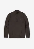 Butcher of Blue Trui Clifden Halfzip Bruin 2