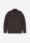 Butcher of Blue Trui Clifden Halfzip Bruin 2