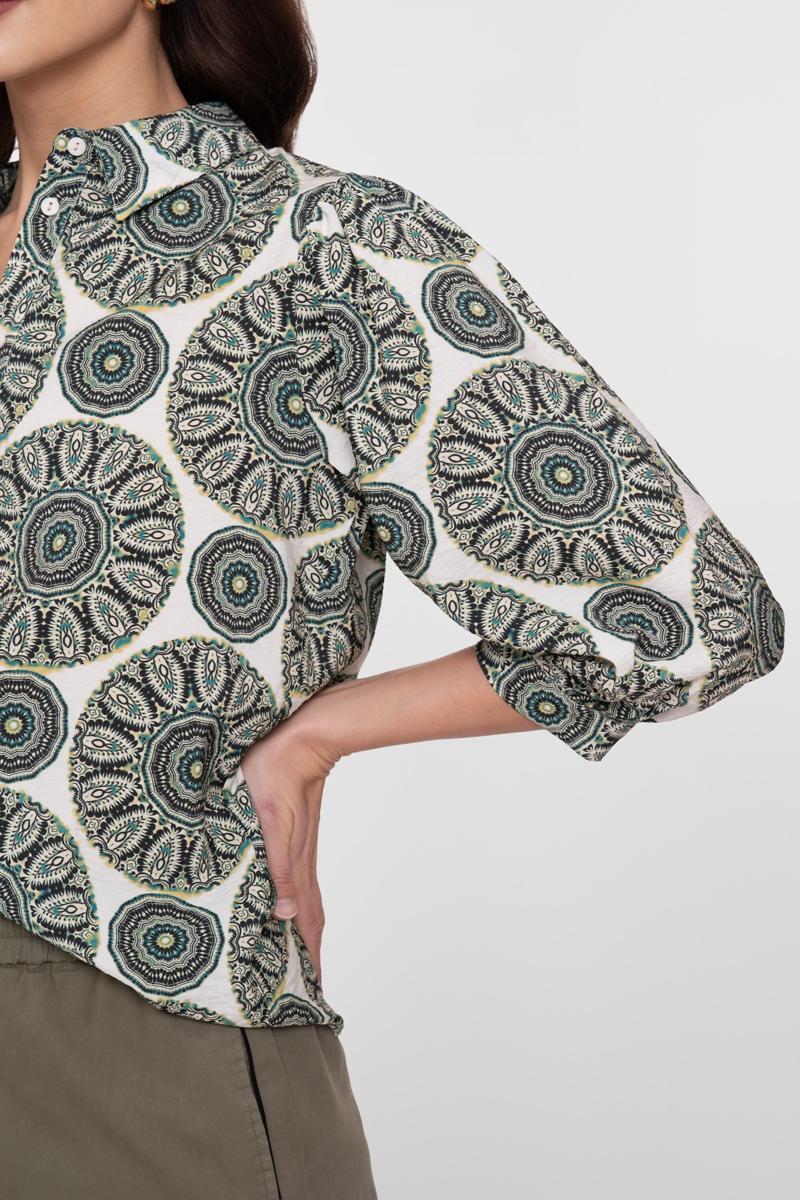 Geisha Blouse 63253-20 Groen 4
