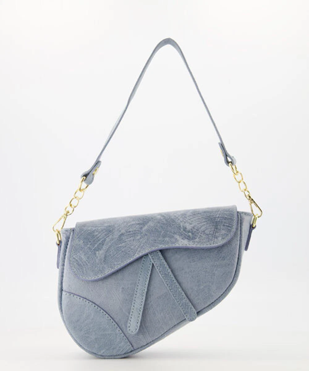 New Apparel New Apparel Tas Gigi Spazzolato Blauw 1